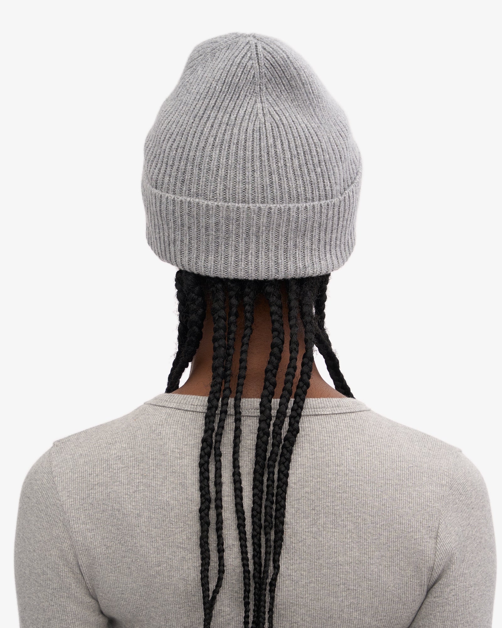 COLORFUL STANDARD Merino Wool Beanie in HEATHER GREY