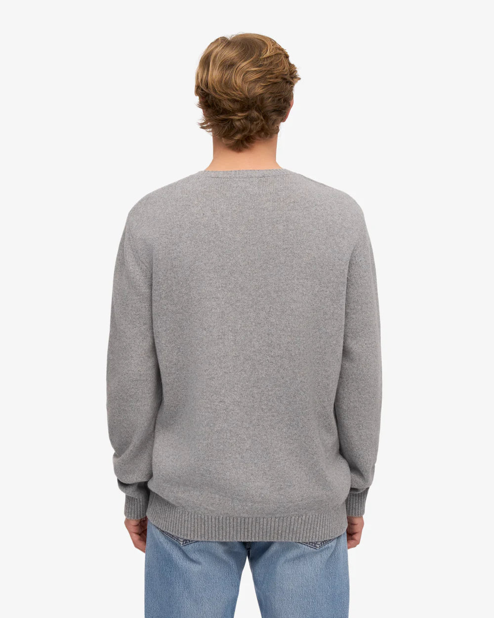 COLORFUL STANDARD Classic Merino Wool Crew in HEATHER GREY