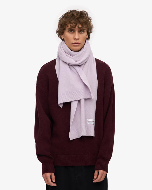 COLORFUL STANDARD Merino Wool Scarf in SOFT LAVENDER