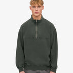 COLORFUL STANDARD Organic Quarter Zip in Midnight Forest