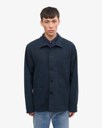 COLORFUL STANDARD Organic Workwear Jacket in Navy Blue