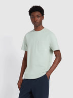 FARAH Stacy Pocket T-Shirt in GROVE GREEN
