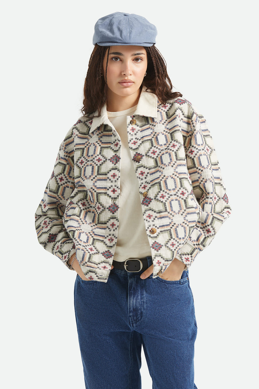 Women's BRIXTON The Alfama Jacket in DIGI TILE