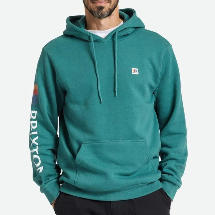 BRIXTON Alton Hoodie in SPRUCE
