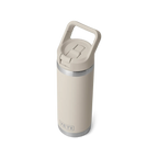 YETI Rambler® 18 oz (532 ml) Bottle with Straw Cap in Cape Taupe