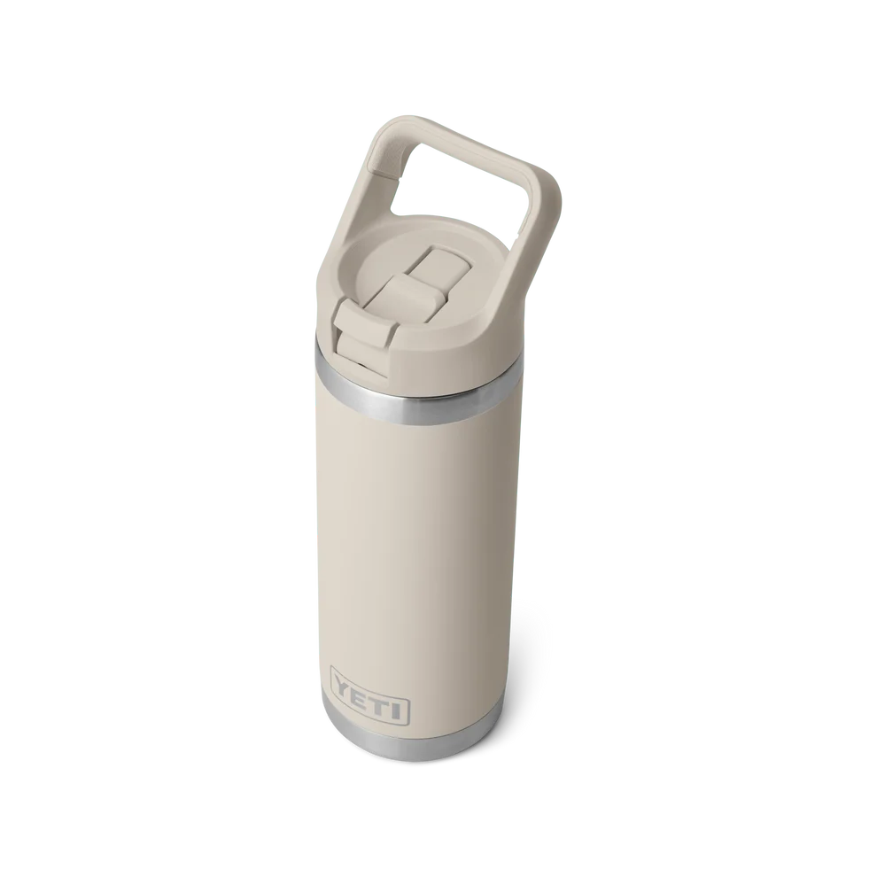 YETI Rambler® 18 oz (532 ml) Bottle with Straw Cap in Cape Taupe