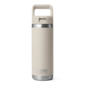YETI Rambler® 18 oz (532 ml) Bottle with Straw Cap in Cape Taupe