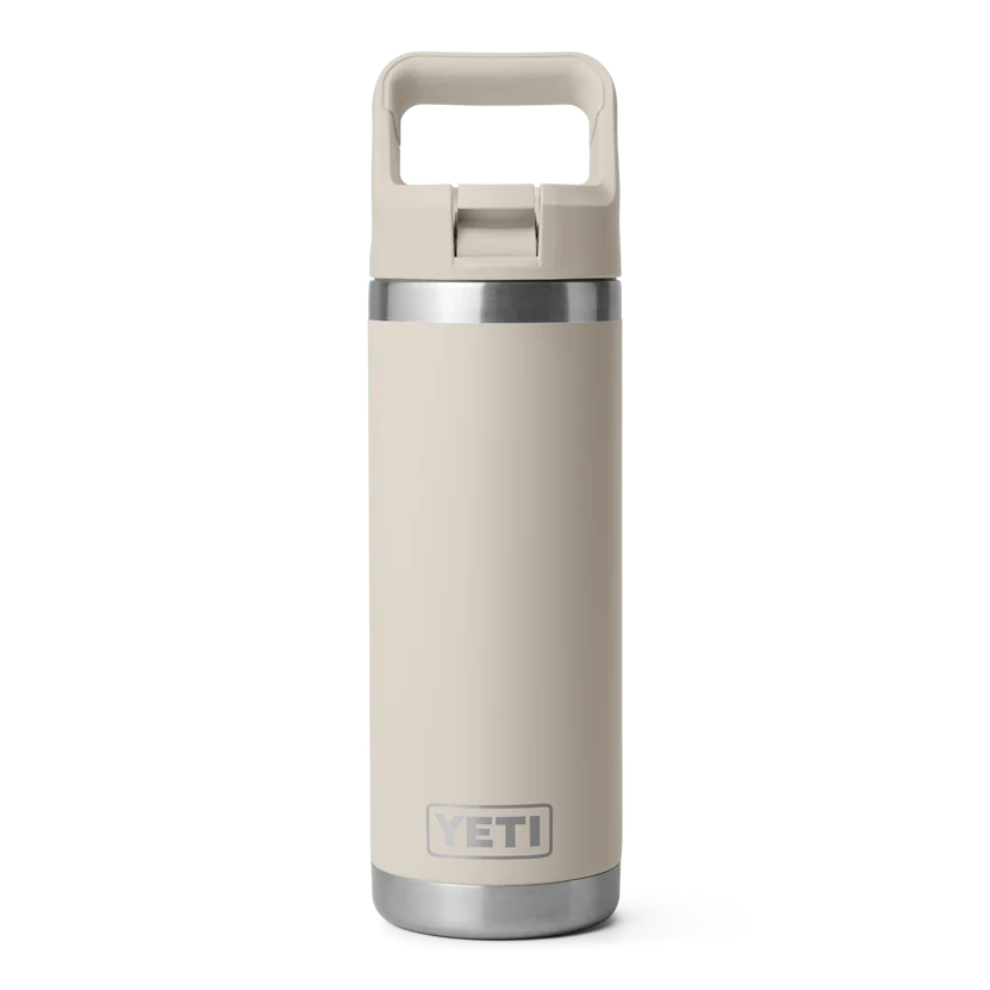 YETI Rambler® 18 oz (532 ml) Bottle with Straw Cap in Cape Taupe