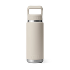 YETI Rambler® 26 oz (769 ml) Bottle With Straw Cap in Cape Taupe