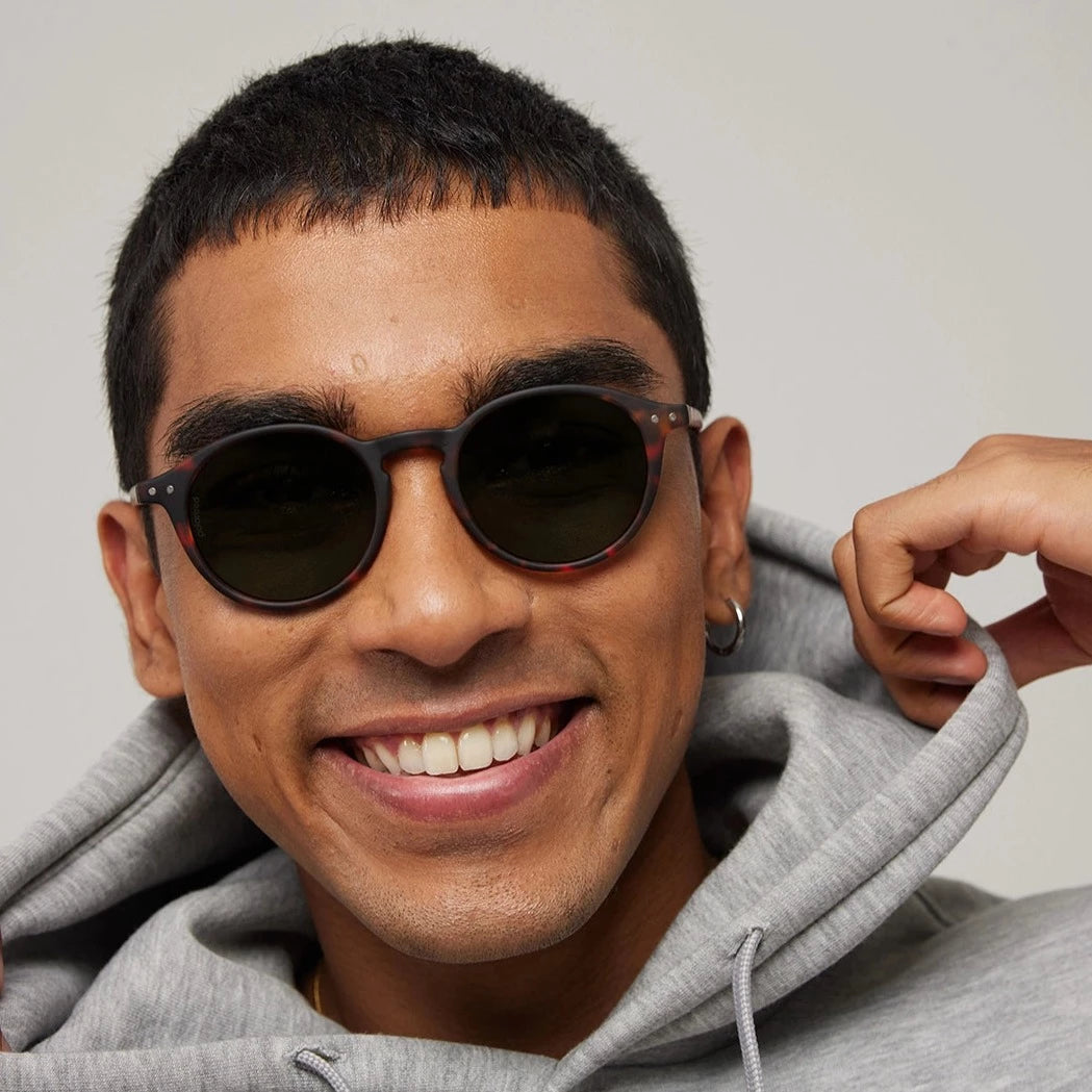 IZIPIZI #D Polarized Sunglasses in TORTOISE GREEN