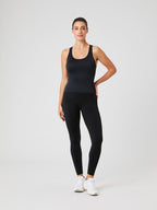Womens BJORN BORG Soft Racerback Tank Top in BLACK