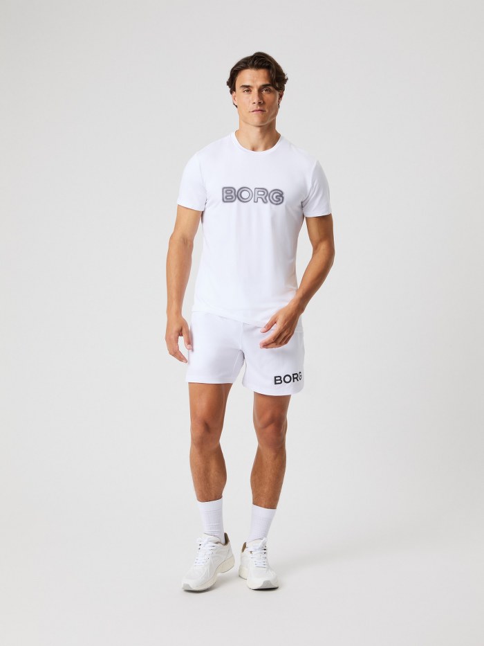 BJORN BORG Graphic T-Shirt in WHITE