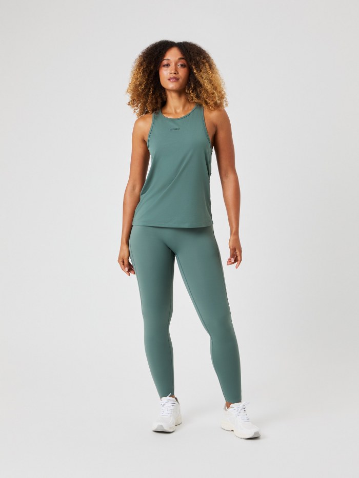 Womens BJORN BORG Sports Tank Top in GREEN