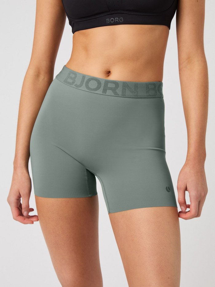 Womens BJORN BORG Ace Stretch Shorts in AGAVE GREEN