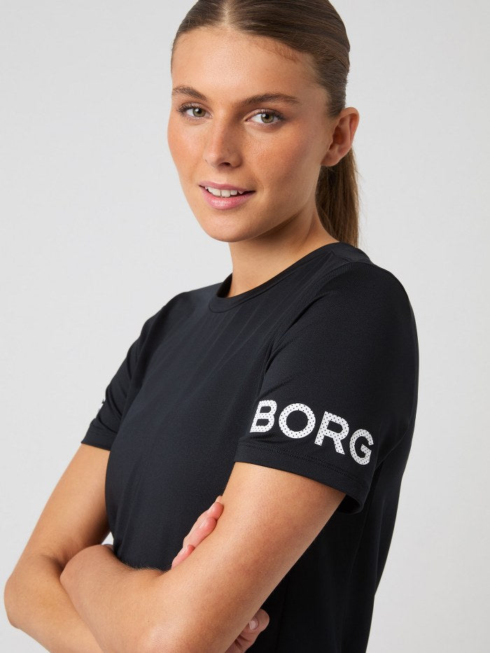 Womens BJORN BORG T-Shirt in BLACK
