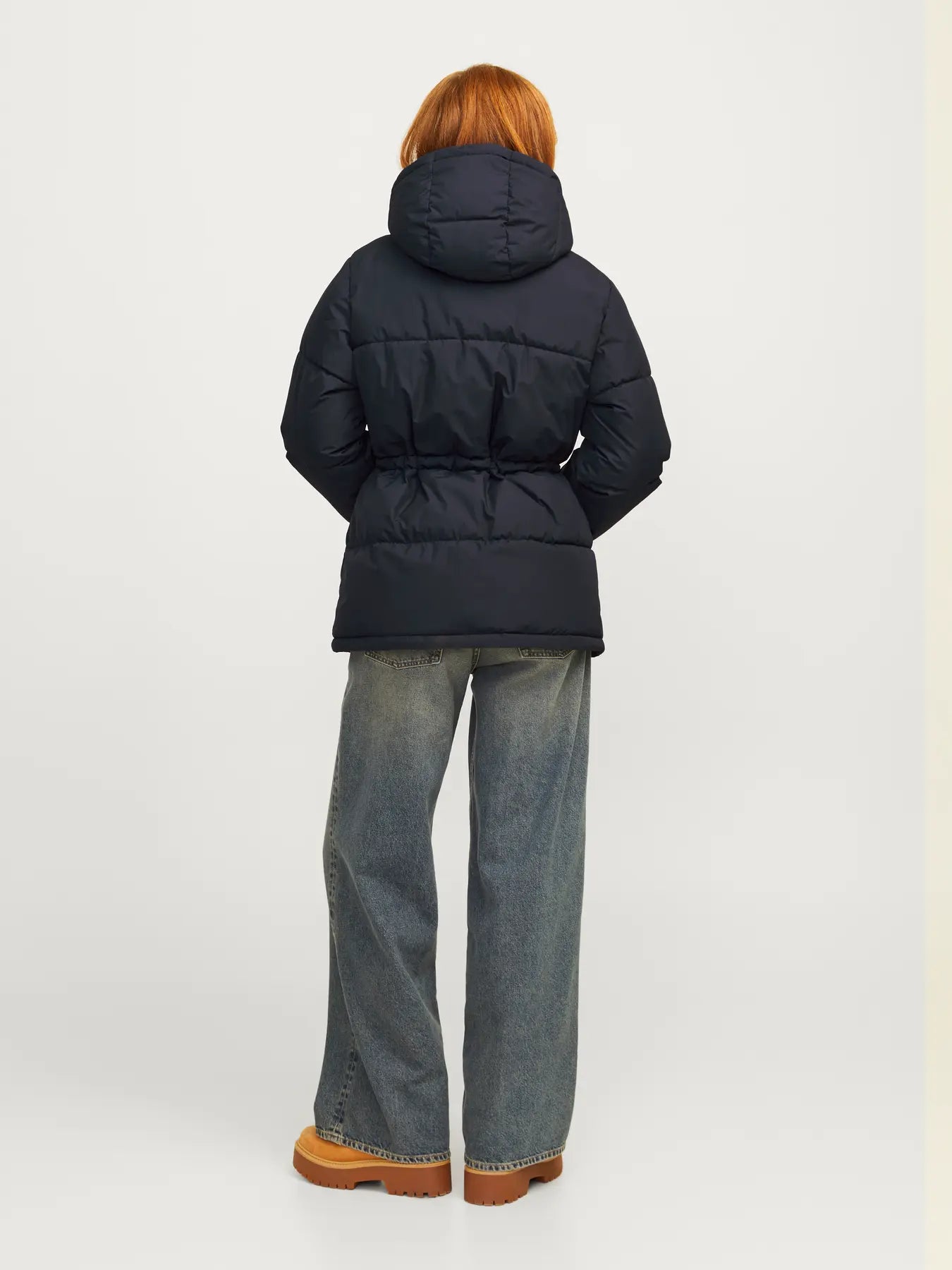 Womens JJXX Puffer Jacket in BLACK