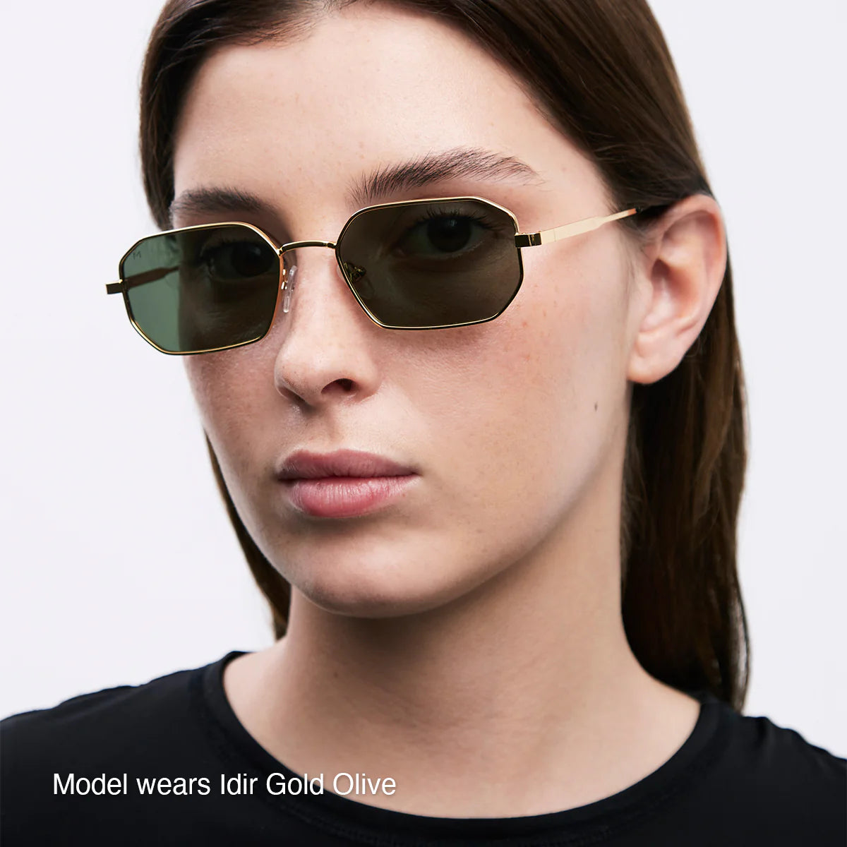 MELLER Idir Metal Sunglasses in GOLD OLIVE