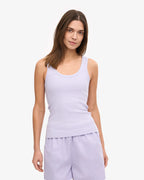 Womens COLORFUL STANDARD Organic Rib Tank Top in Soft Lavender