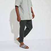 BIRKENSTOCK Kyoto Nubuck Sandles in DESERT DUCK WHALE GREY
