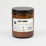 THOMAS STREET CANDLES #19 Cosy Cabin Glass Candle (200g)