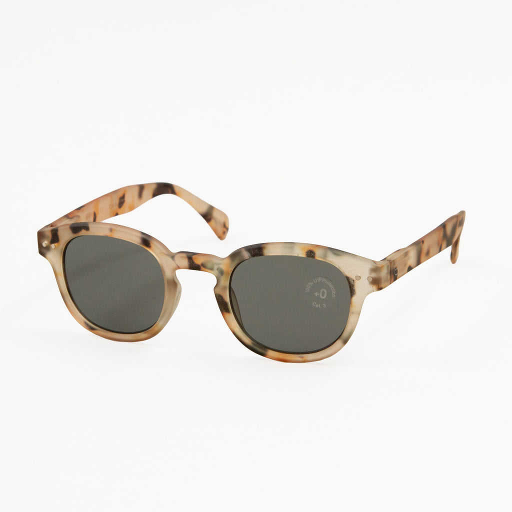 IZIPIZI #C The Retro Sunglasses in LIGHT TORTOISE
