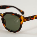 #C The Retro Sunglasses in TORTOISE GREENIZIPIZI - CACTWS