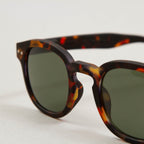 #C The Retro Sunglasses in TORTOISE GREENIZIPIZI - CACTWS