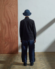 USKEES Buttoned Workshirt in BLACK