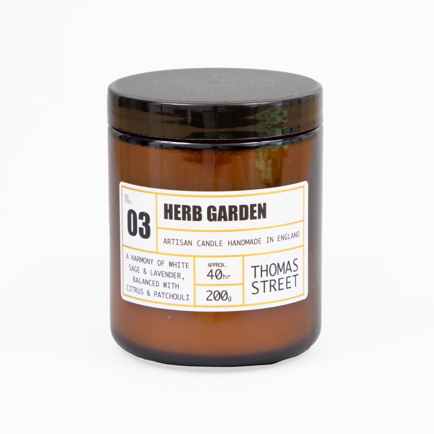 THOMAS STREET CANDLES #3 Herb Garden Scented Candle (200g)