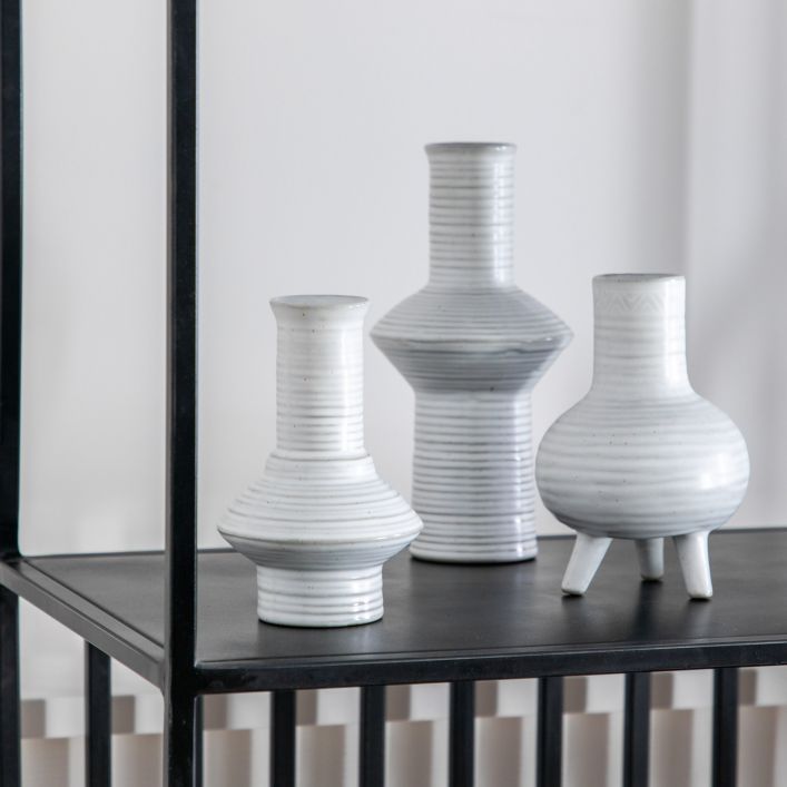 Athena Decor Mini Vase in GREY