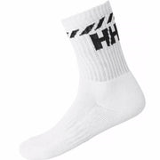 HELLY HANSEN Cotton Sport 3 Pack Socks in WHITE