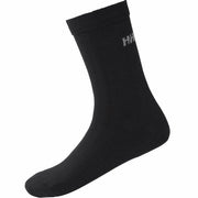 HELLY HANSEN Everyday Cotton Sport 3 Pack Socks in BLACK