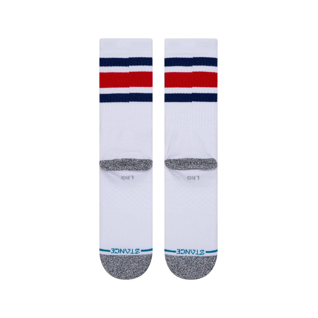 STANCE Boyd Staple Socks in WHITE , RED & BLUE