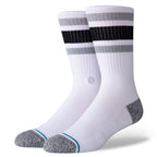 STANCE Boyd Staple Crew Socks in WHITE