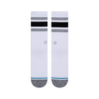 STANCE Boyd Staple Crew Socks in WHITE