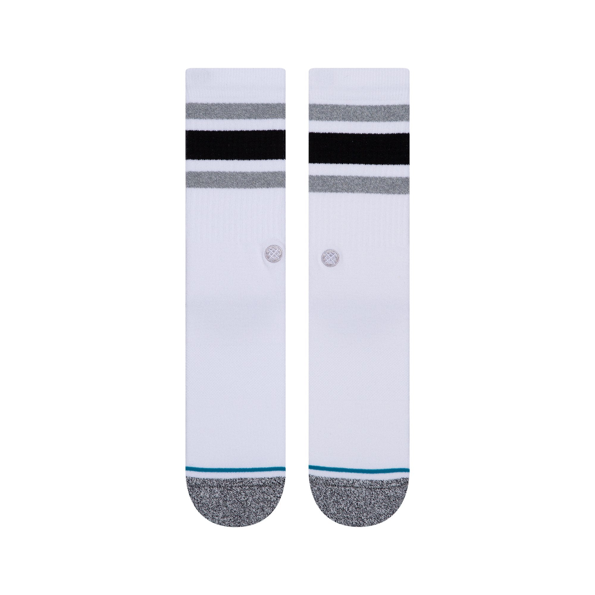 STANCE Boyd Staple Crew Socks in WHITE
