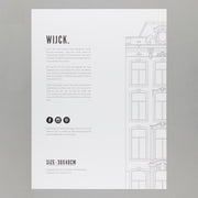 Aberystwyth Map Poster Print : 40 x 50 cm
