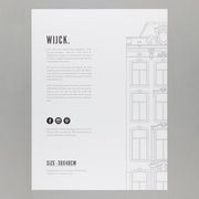 Aberystwyth Map Poster Print : 50 x 70 cm