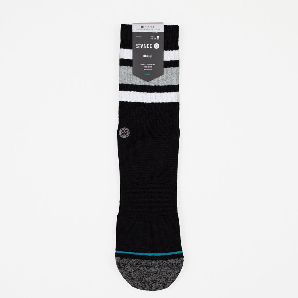 STANCE Boyd Staple Crew Socks in BLACK
