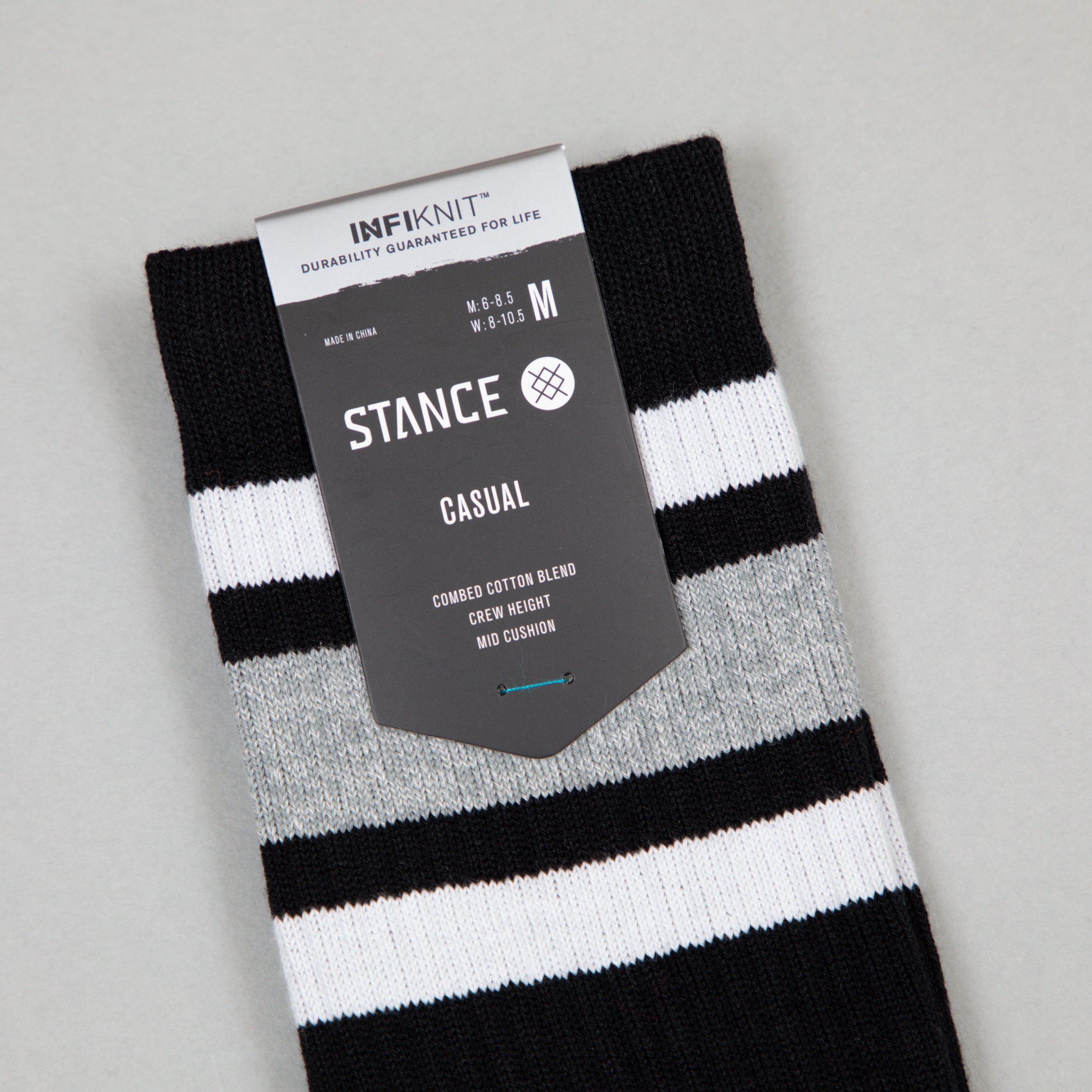 STANCE Boyd Staple Crew Socks in BLACK