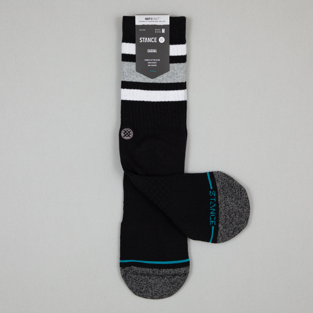 STANCE Boyd Staple Crew Socks in BLACK