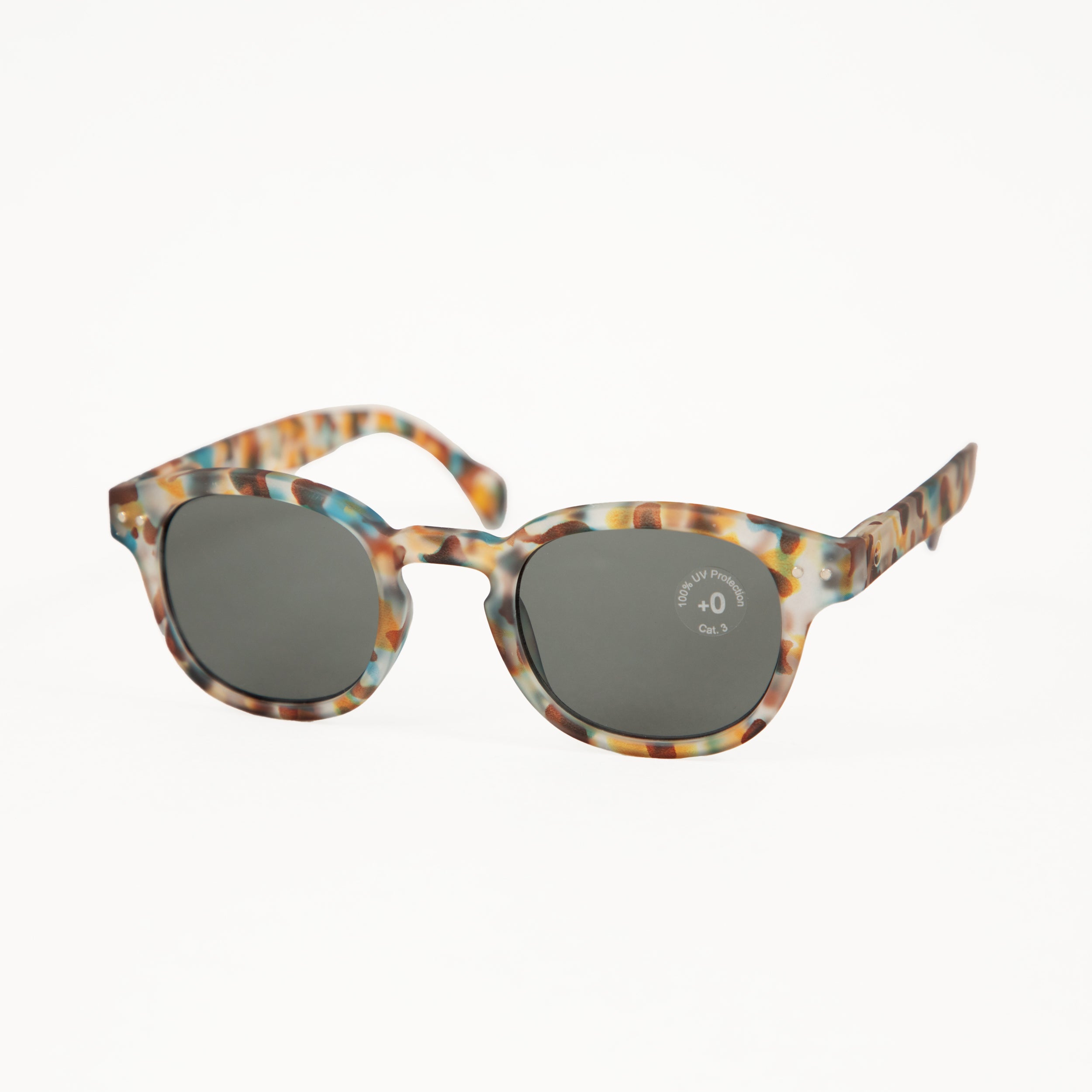 IZIPIZI #C The Retro Sunglasses in BLUE TORTOISE