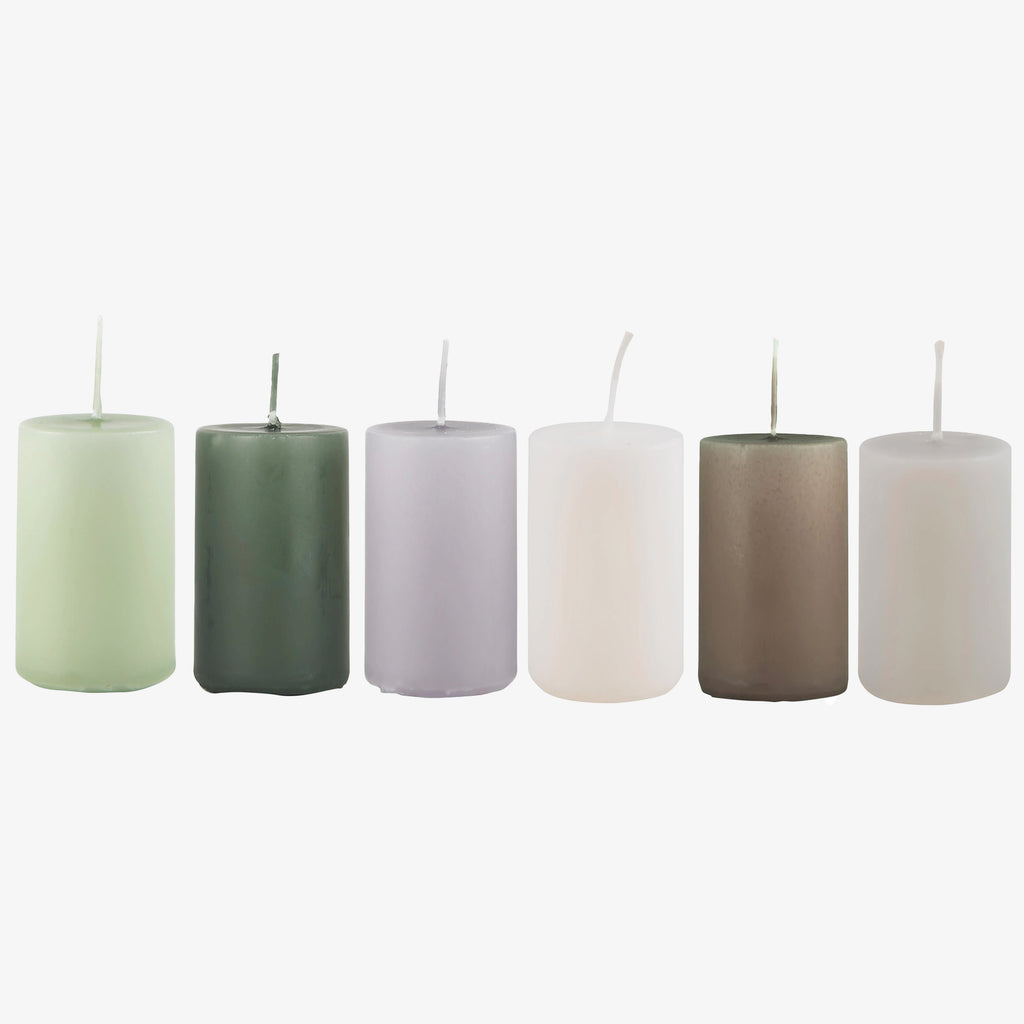 Ib Laursen Mini Pillar Candle (6cm) - Pack of 2