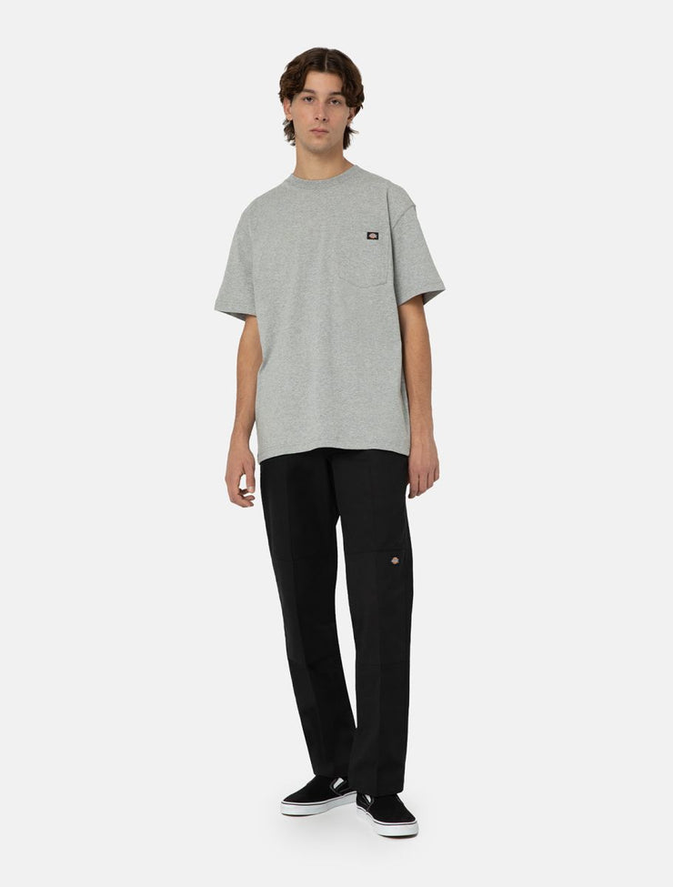 DICKIES Porterdale Chest Pocket T-Shirt in HEATHER GREY