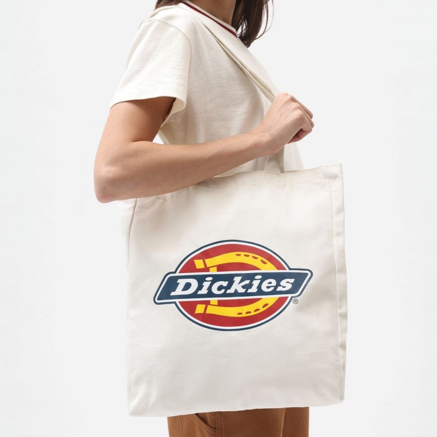 DICKIES Icon Logo Tote Bag in ECRU