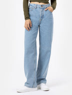 Womens DICKIES Thomasville Denim Pant in VINTAGE BLUE