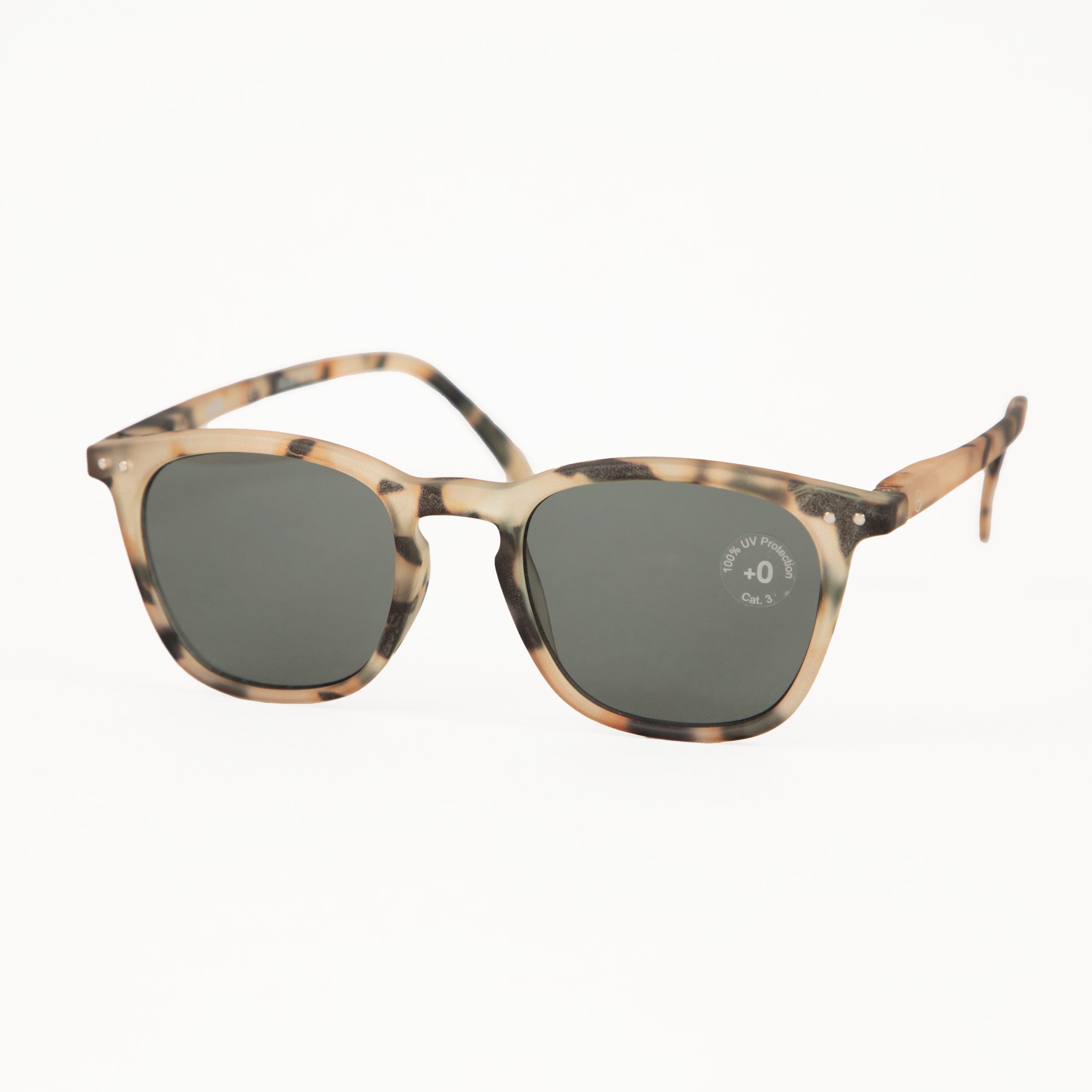 IZIPIZI #E The Trapeze Sunglasses in LIGHT TORTOISE