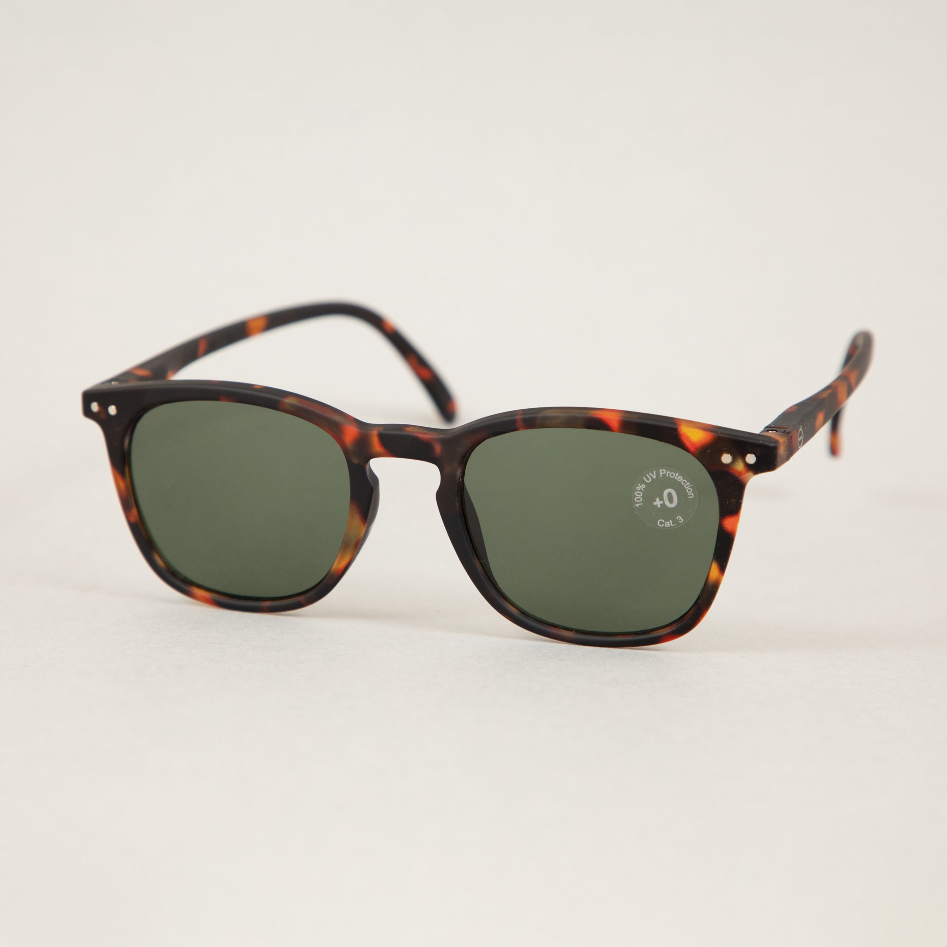 #E The Trapeze Sunglasses in TORTOISE GREENIZIPIZI - CACTWS