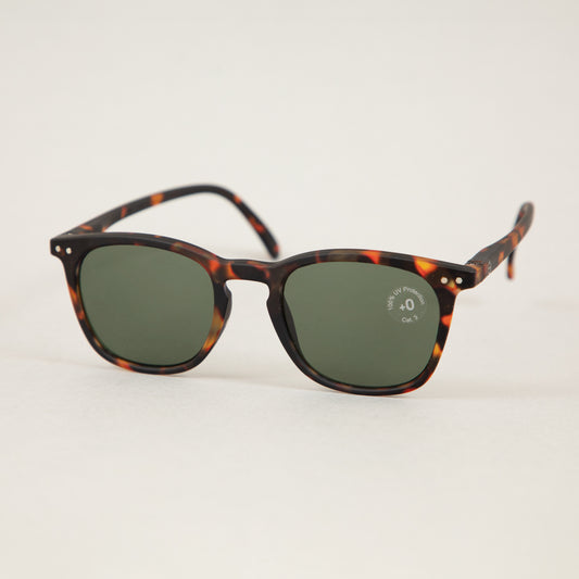 #E The Trapeze Sunglasses in TORTOISE GREENIZIPIZI - CACTWS