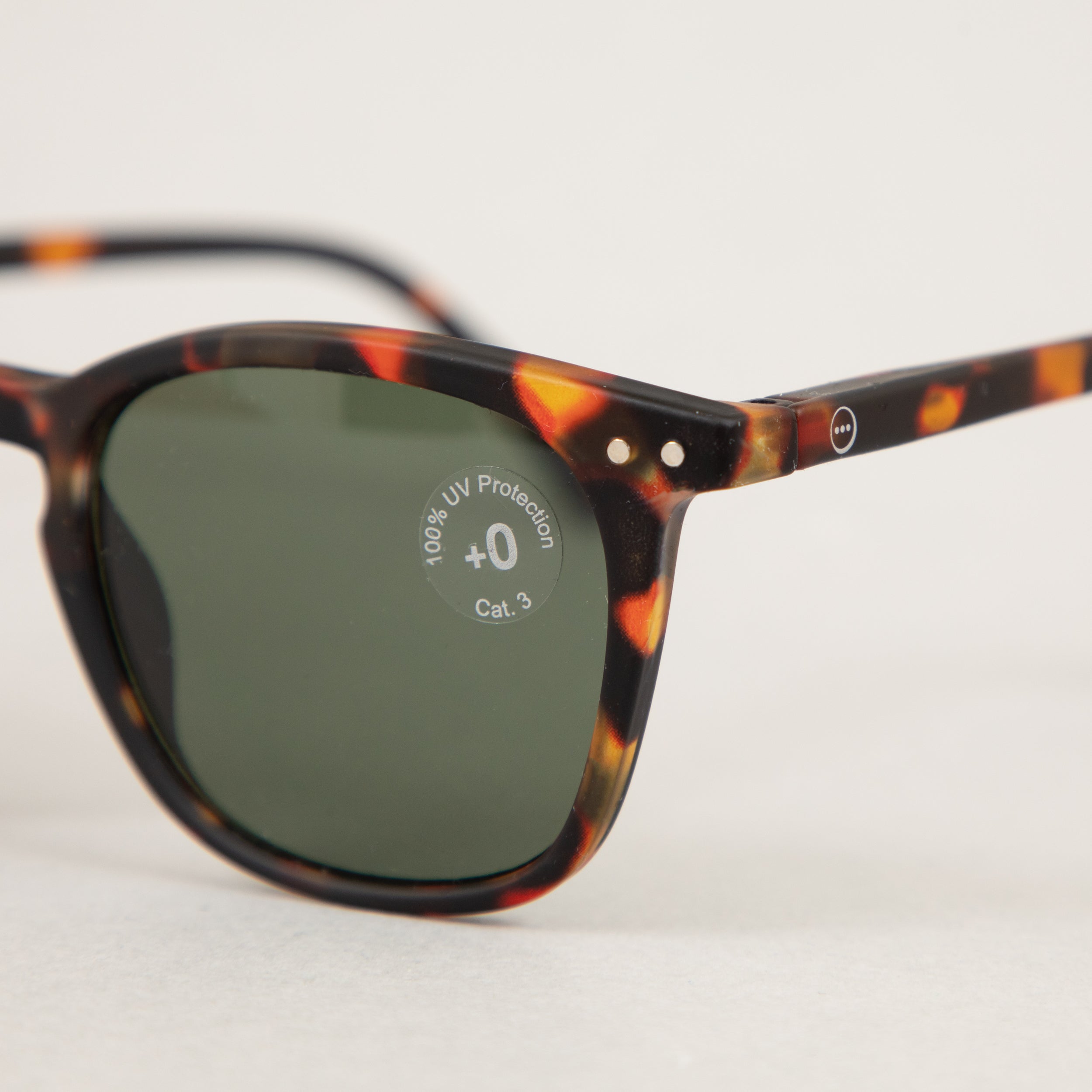 #E The Trapeze Sunglasses in TORTOISE GREENIZIPIZI - CACTWS